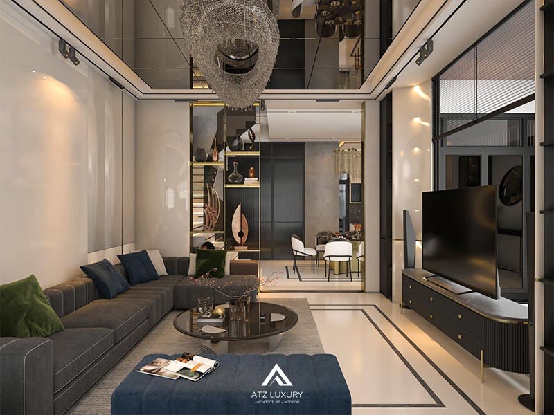 mau thiet ke noi that can ho duplex dep 2