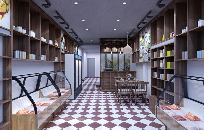 Mẫu thiết kế nội thất nhà hàng chay The Venice Vinhomes Ocean Park 3