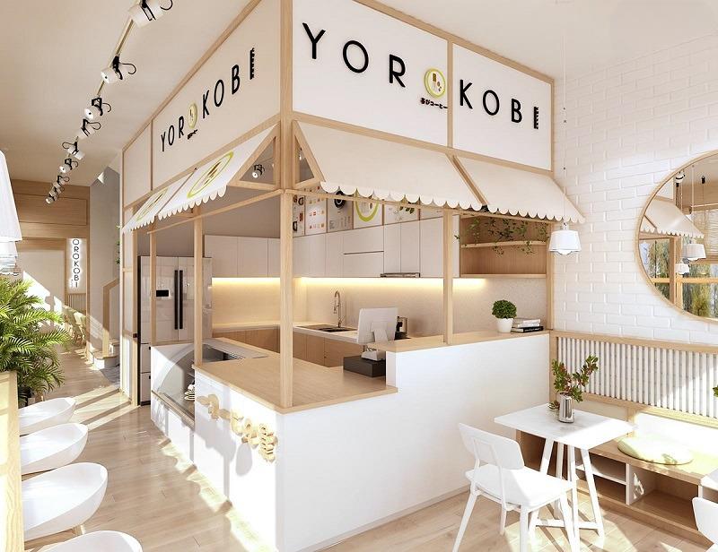 Mẫu thiết kế quán cafe The Venice Vinhomes Ocean Park 3 theo phong cách Nhật Bản