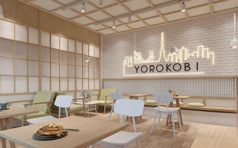 Mẫu thiết kế quán cafe The Venice Vinhomes Ocean Park 3 theo phong cách Nhật Bản