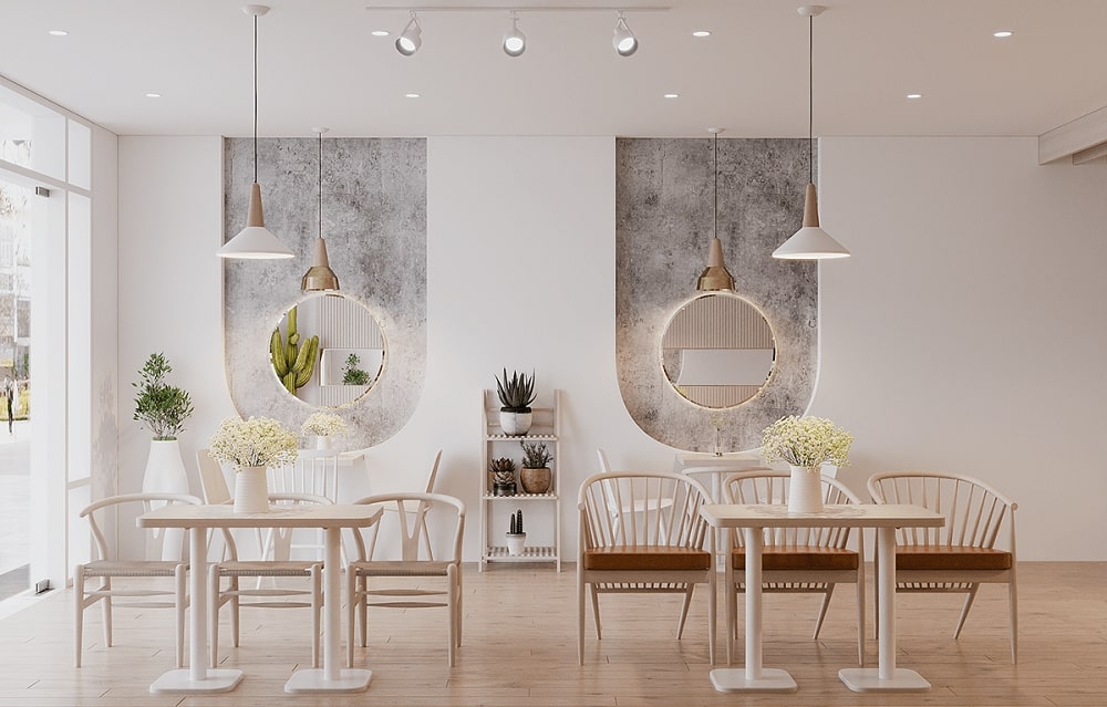 Mẫu thiết kế quán trà sữa tại Shophouse The Venice Vinhomes Ocean Park 3