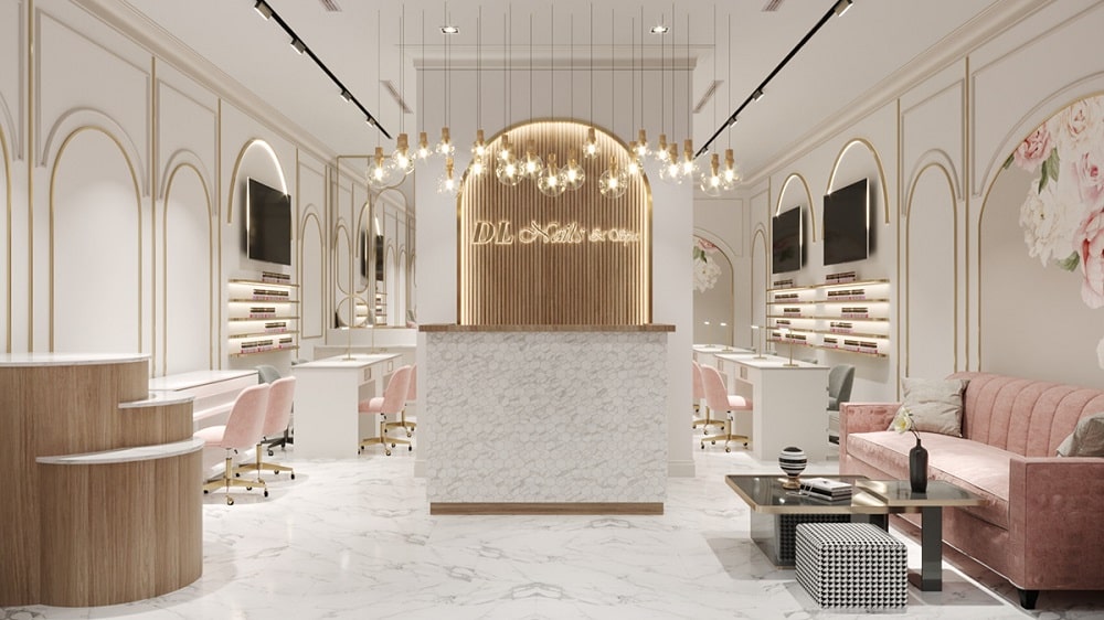 Mẫu thiết kế spa tại Shophouse The Venice Vinhomes Ocean Park 3