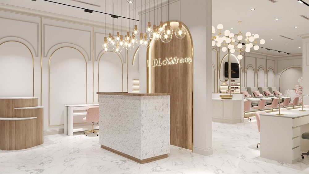 Mẫu thiết kế spa tại Shophouse The Venice Vinhomes Ocean Park 3