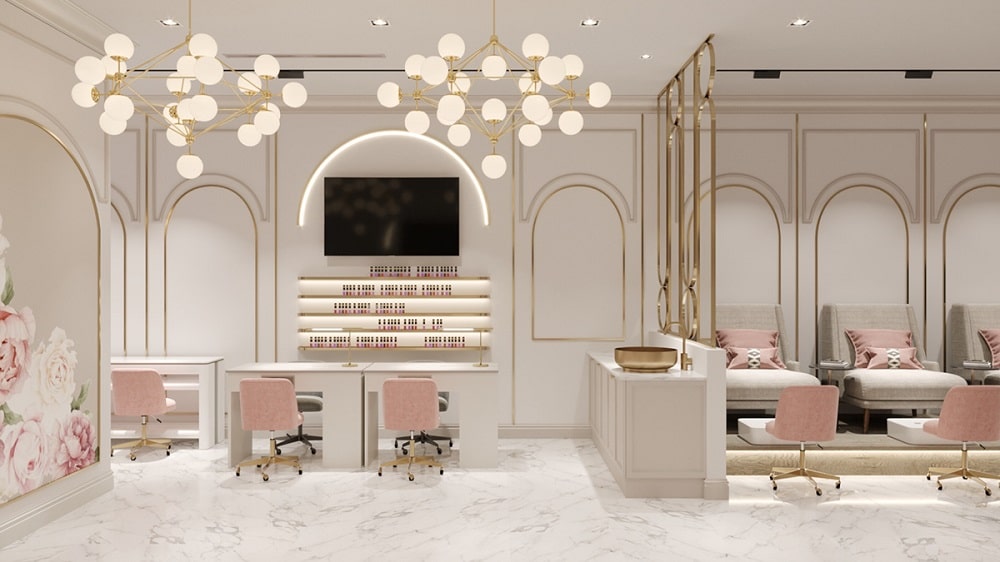 Mẫu thiết kế spa tại Shophouse The Venice Vinhomes Ocean Park 3