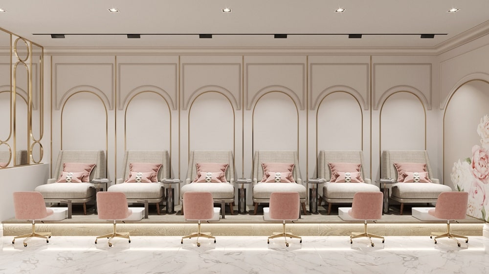 Mẫu thiết kế spa tại Shophouse The Venice Vinhomes Ocean Park 3