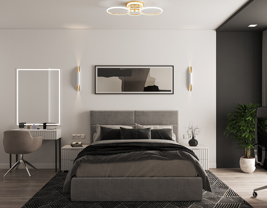 Mẫu thiết kế nội thất chung cư Masteri Waterfront đẹp tiện nghi704