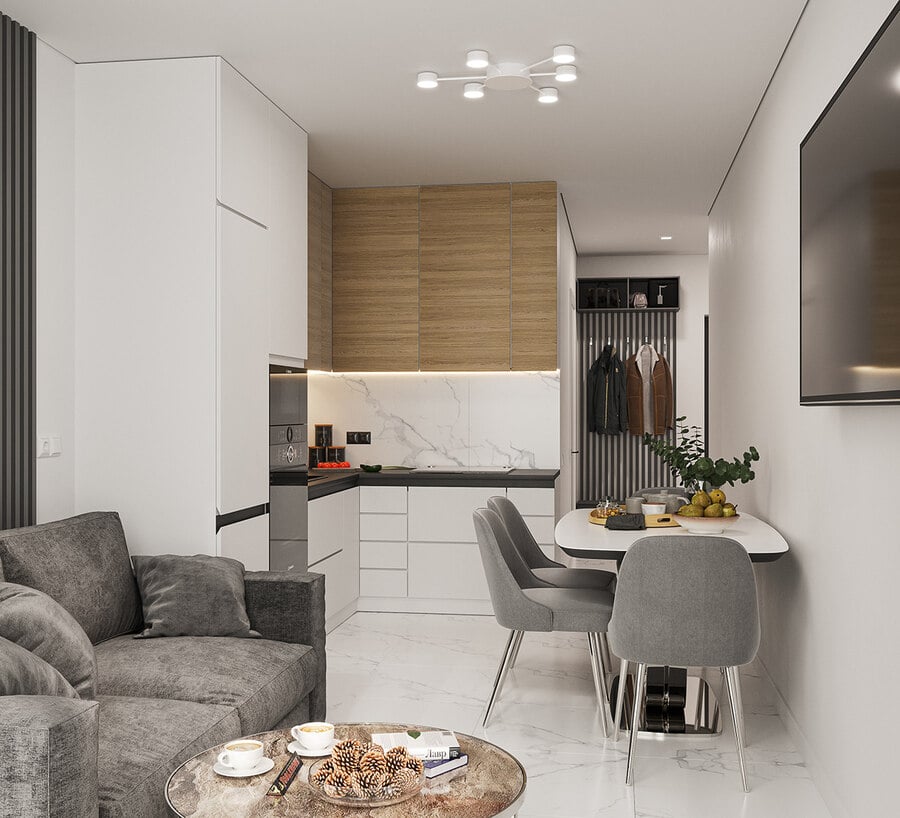 Mẫu thiết kế nội thất chung cư Masteri Waterfront đẹp tiện nghi