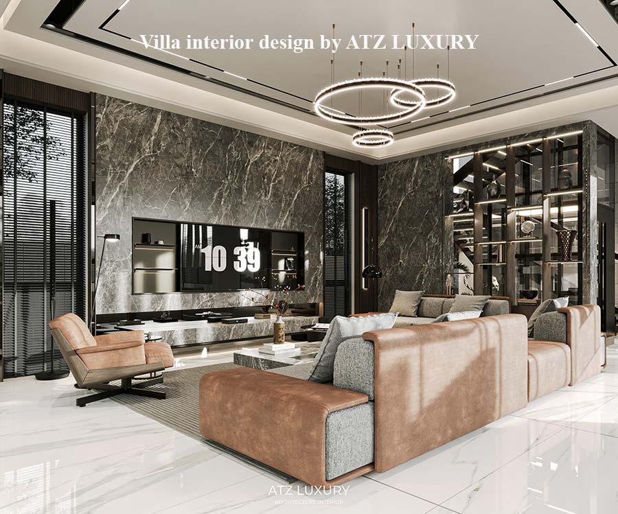 Villa interior design by ATZ LUXURY