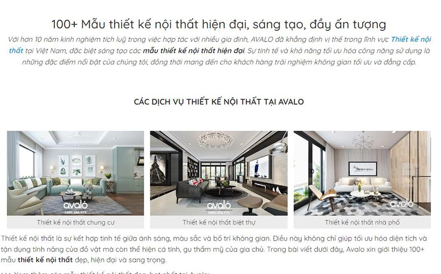 công ty thiết kế nội thất uy tín, đẹp tại Hà Nội