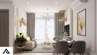 Thiết kế nội thất chung cư tân cổ điển 55m2 Vinhome Smart City