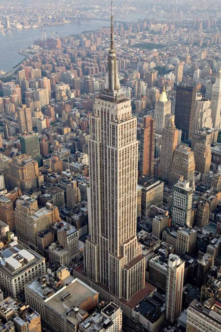 Phong cách thiết kế nội thất Empire State - NY - Aerial View