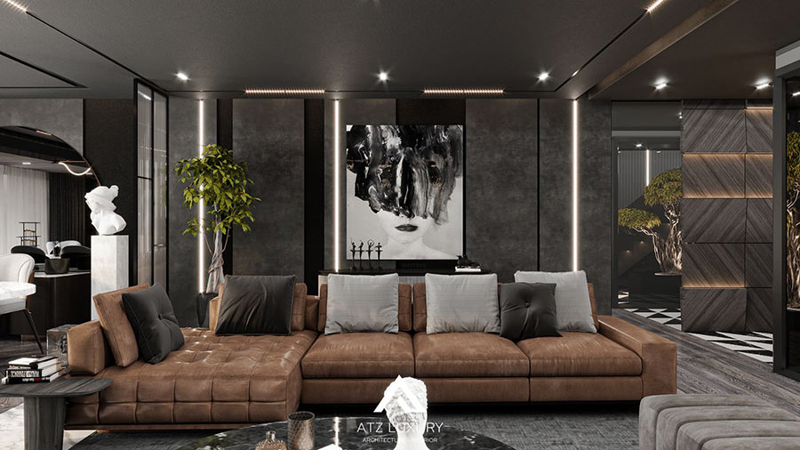 mẫu thiết kế penthouse mỹ đình pearl 330m2 phong cách Modern Luxury