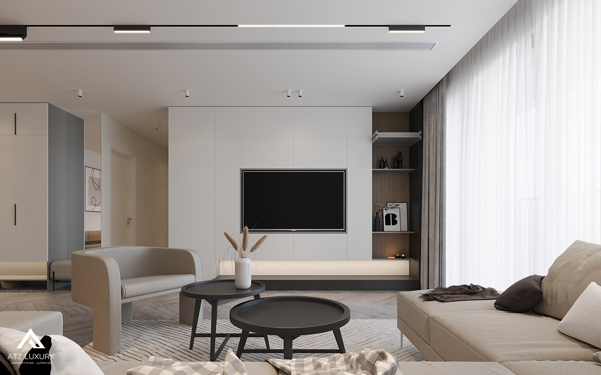 Thiết kế nội thất căn hộ chung cư Vinhomes D'Capitale 3 phòng ngủ