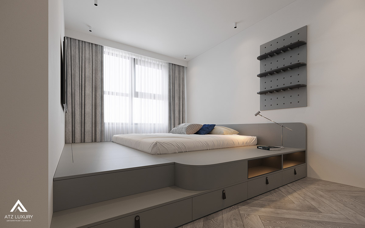 Thiết kế nội thất căn hộ chung cư Vinhomes D'Capitale 3 phòng ngủ
