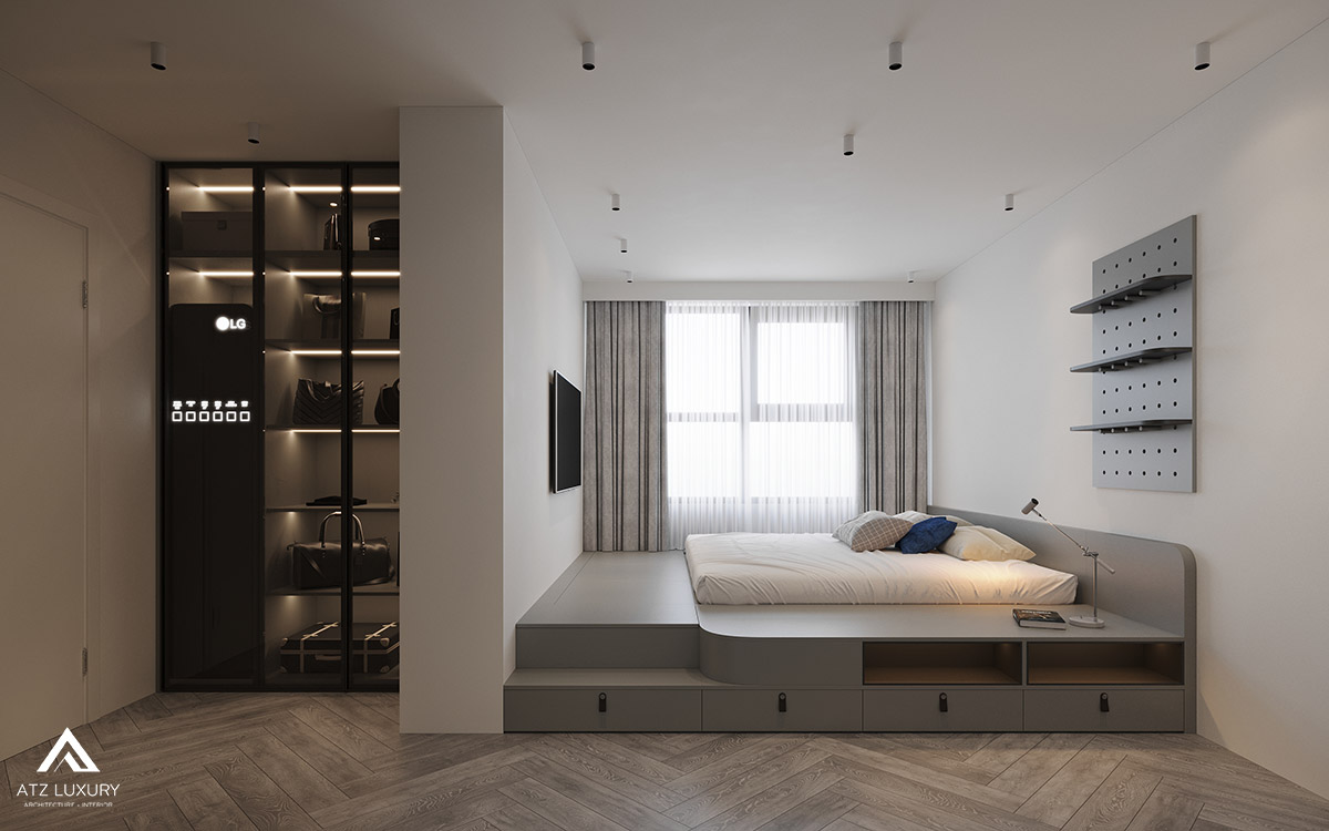 Thiết kế nội thất căn hộ chung cư Vinhomes D'Capitale 3 phòng ngủ