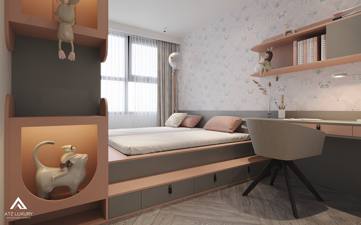 Thiết kế nội thất căn hộ chung cư Vinhomes D'Capitale 3 phòng ngủ