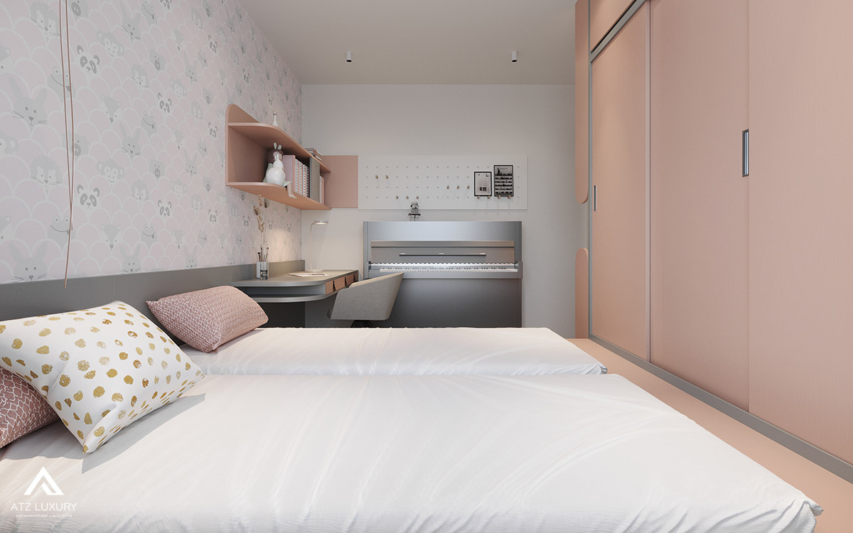 Thiết kế nội thất căn hộ chung cư Vinhomes D'Capitale 3 phòng ngủ
