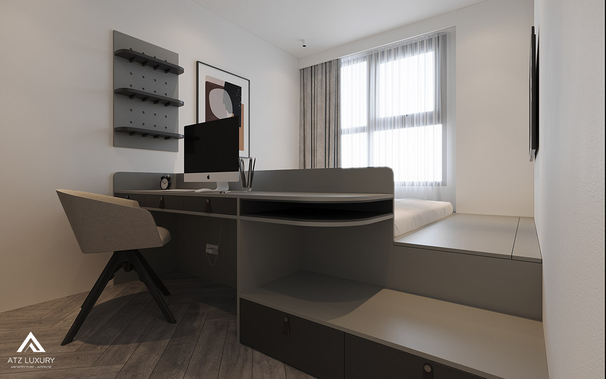 Thiết kế nội thất căn hộ chung cư Vinhomes D'Capitale 3 phòng ngủ