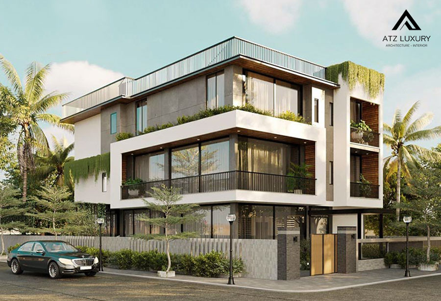 Biệt thự vườn 2 mặt tiền 3 tầng