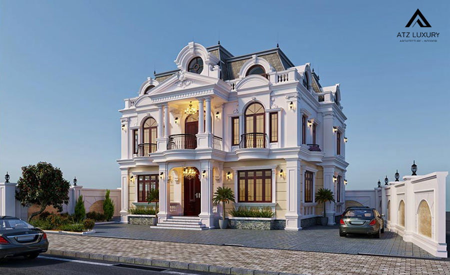 Mẫu biệt thự sân vườn 2 tầng 150m2