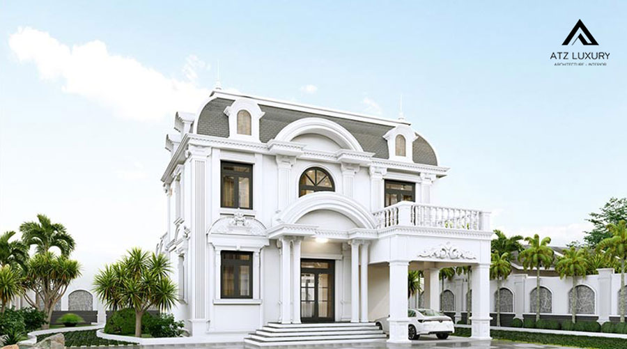 Mẫu biệt thự sân vườn 2 tầng