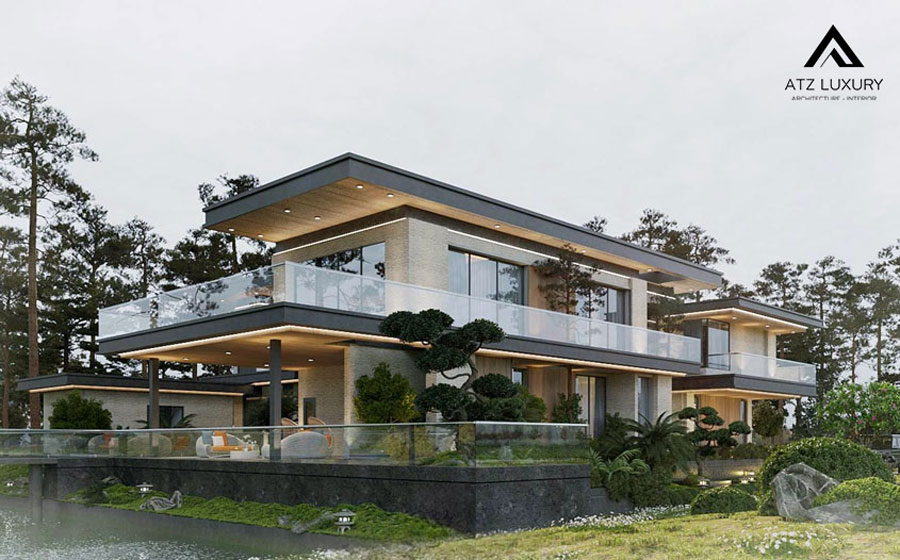 Mẫu biệt thự vườn thiết kế 2 tầng