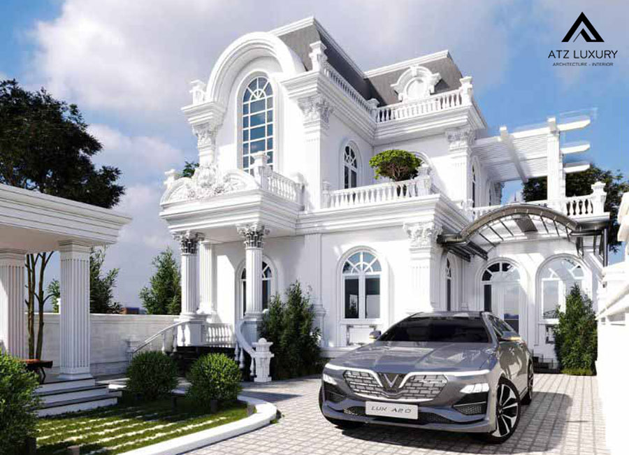 Biệt thự nhà vườn kiểu Pháp