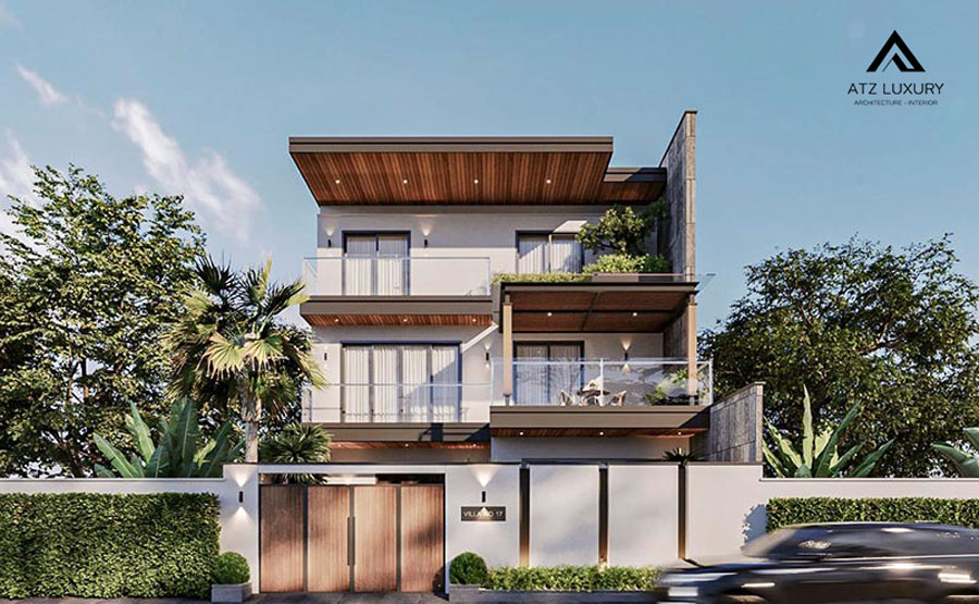 Thiết kế biệt thự nhà vườn kiến trúc hiện đại