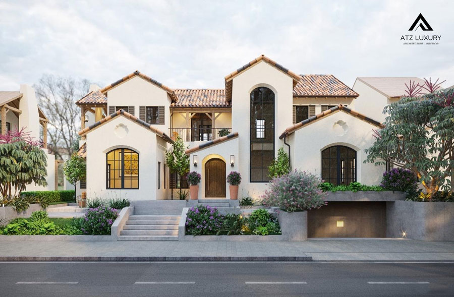 Biệt thự nhà vườn phong cách địa trung hải