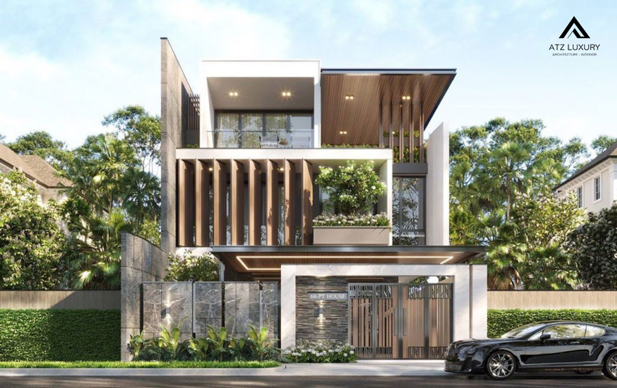 Kiểu biệt thự vườn gần gũi thiên nhiên