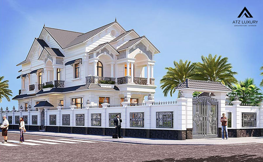 Thiết kế biệt thự nhà vườn mái Thái