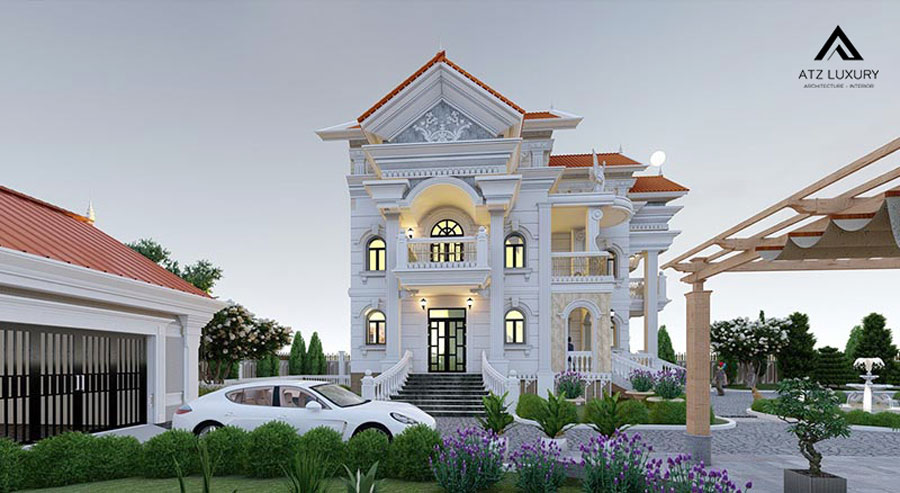 Biệt thự sân vườn Tân cổ điển