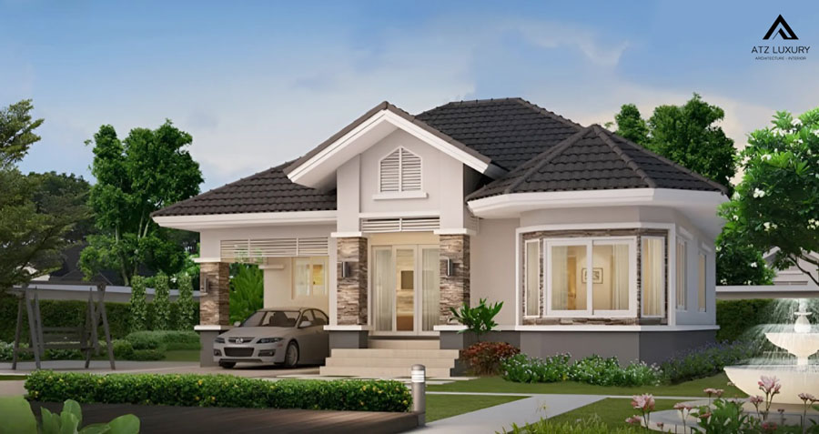 Nhà vườn nhỏ đẹp hiện đại