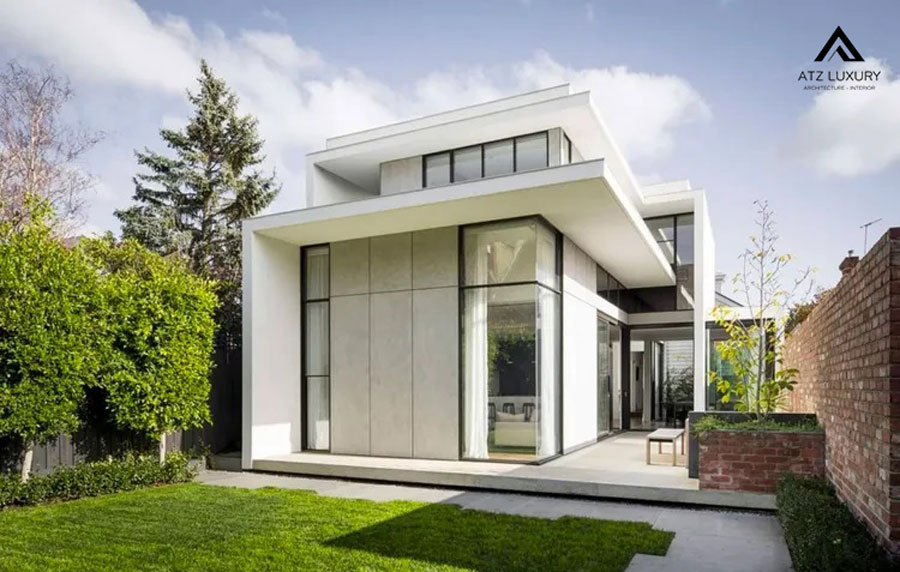 Biệt thự nhà vườn mini thiết kế hiện đại
