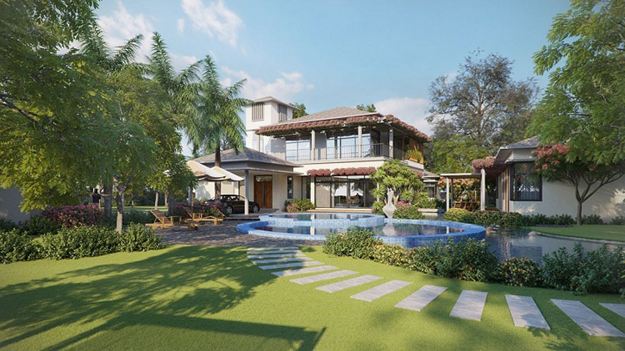 Mẫu biệt thự nhà vườn rất được ưa chuộng hiện nay