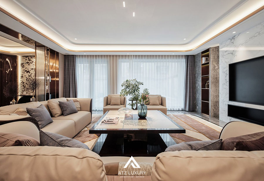 nội thất phòng khách 30m2 đẹp