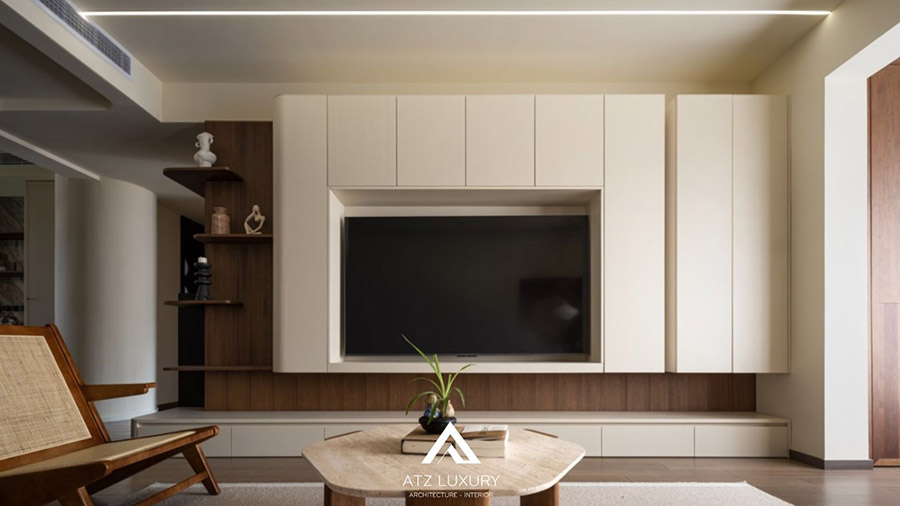 Phòng khách 30m2 đẹp