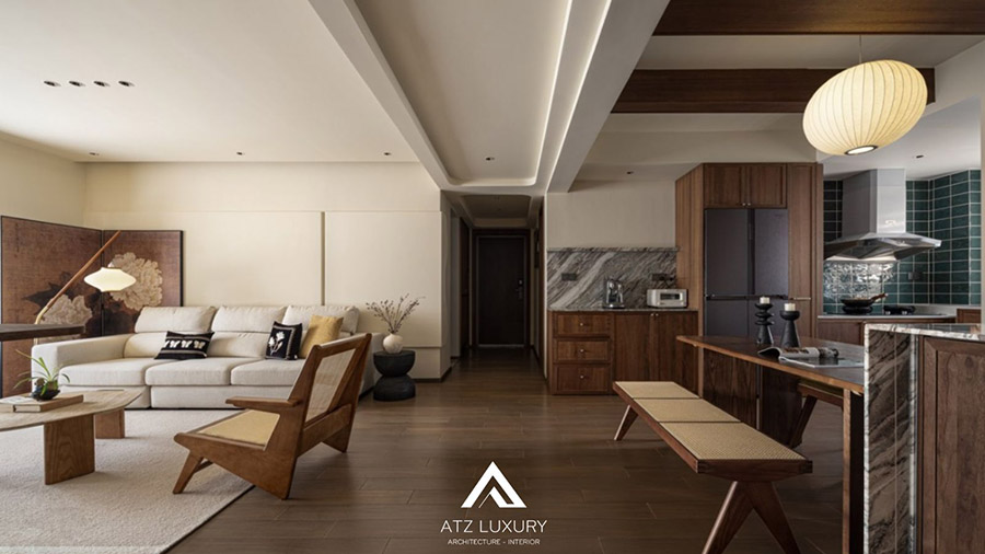 Phòng khách 30m2 đẹp