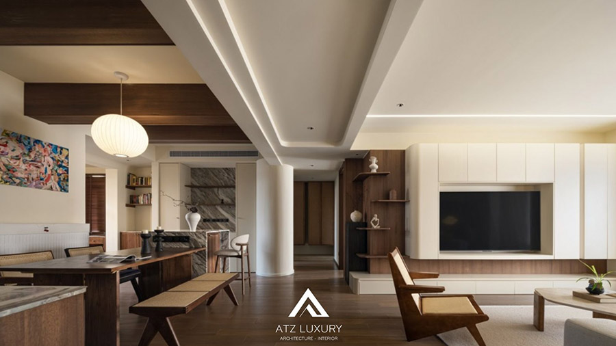 Phòng khách 30m2 đẹp