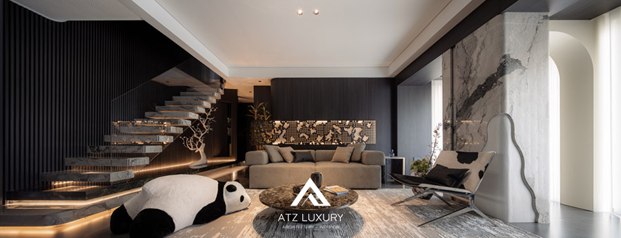 thiết kế phòng khách 20m2 đẹp hiện đại