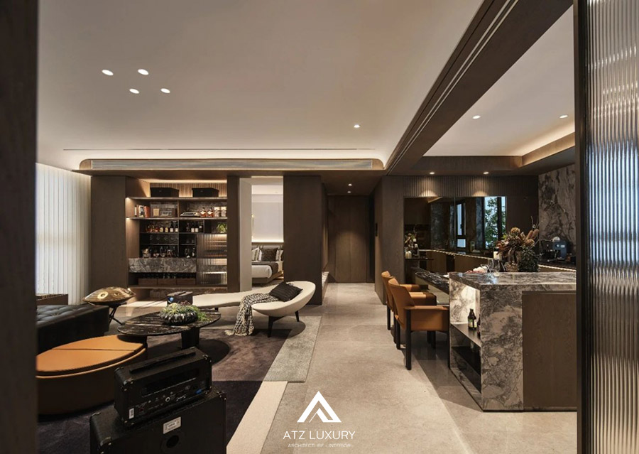 thiết kế phòng khách 30m2