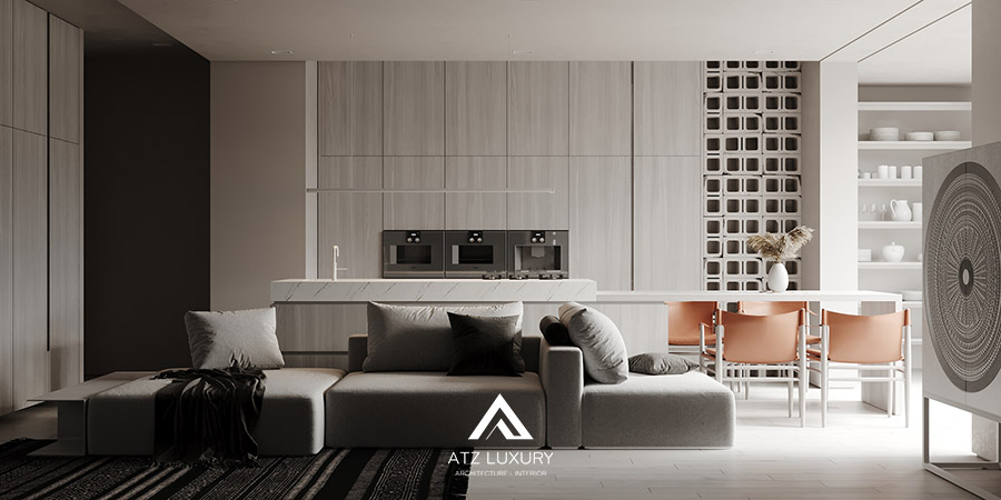 Căn hộ chung cư Modern Wabi Sabi