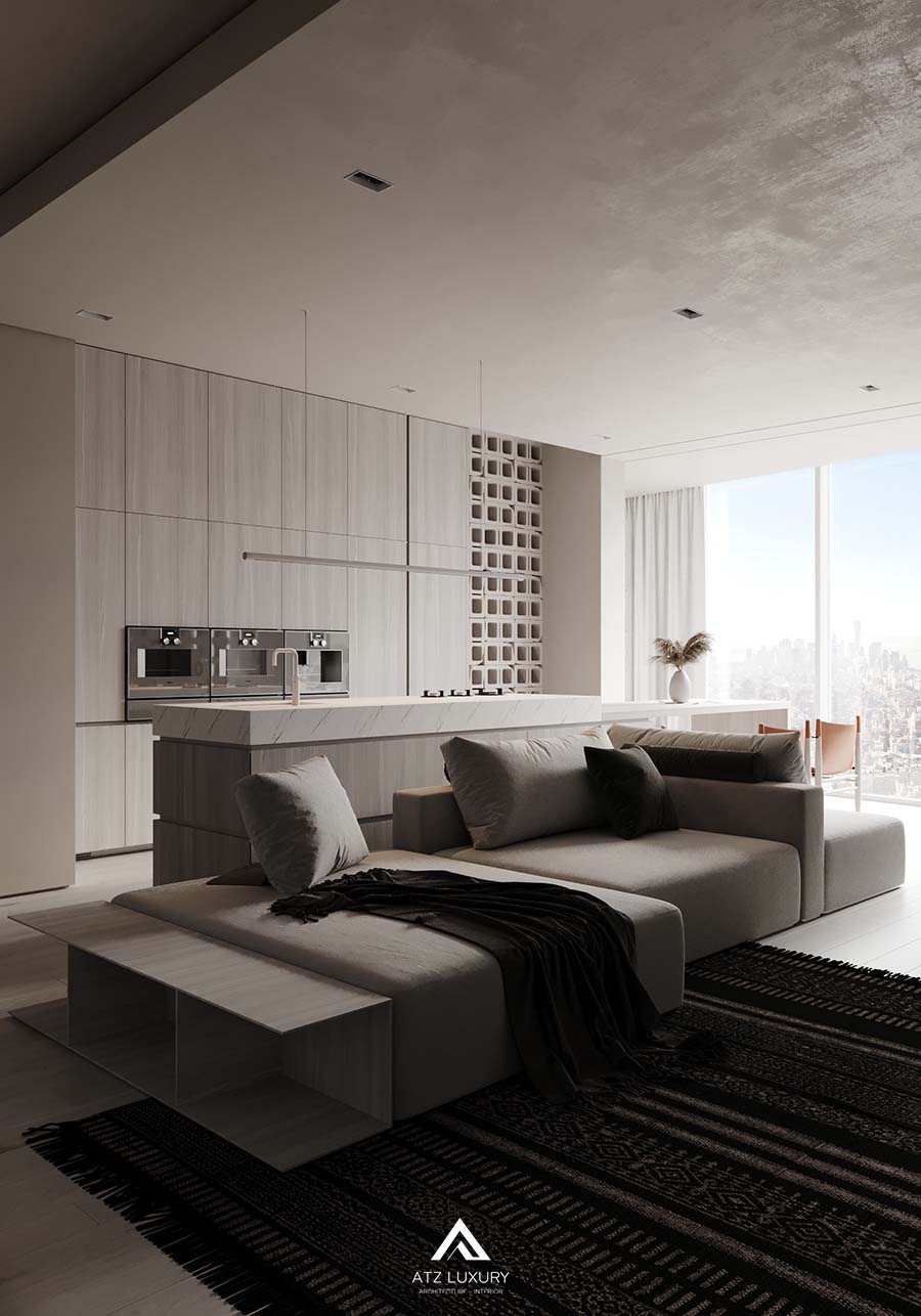 Căn hộ chung cư Modern Wabi Sabi