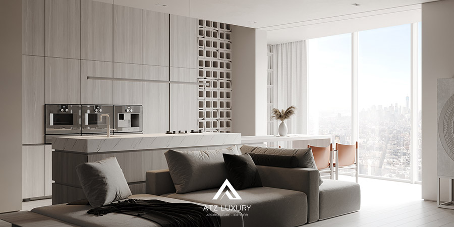 Căn hộ chung cư Modern Wabi Sabi