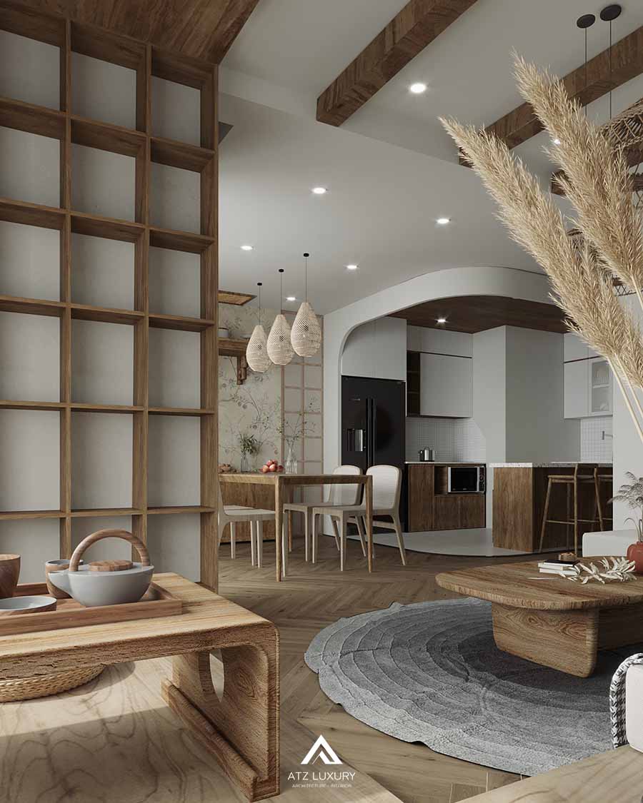 Căn hộ phong cách Wabi Sabi