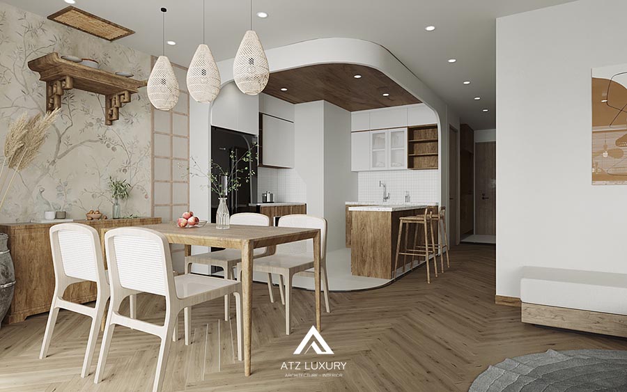 Căn hộ phong cách Wabi Sabi