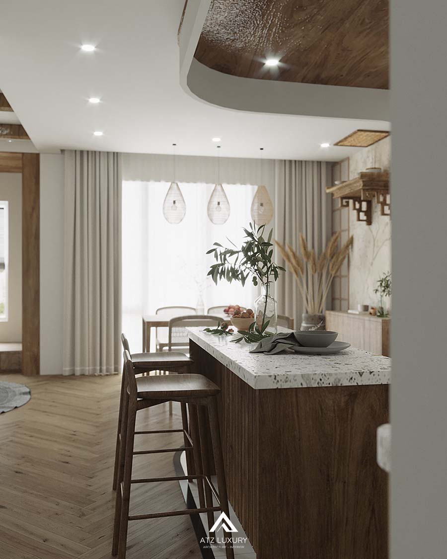 Căn hộ phong cách Wabi Sabi