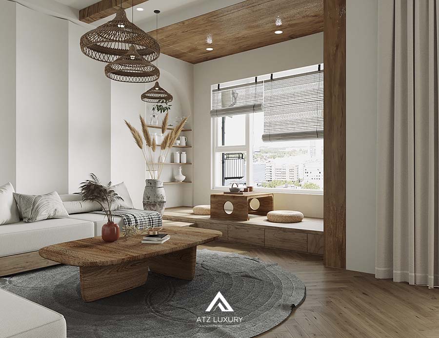 Căn hộ phong cách Wabi Sabi