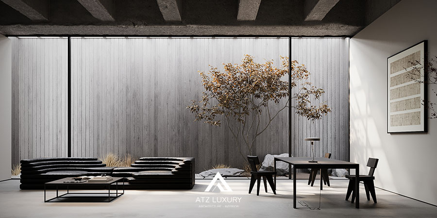 Mẫu chung cư phong cách Minimalism Wabi Sabi