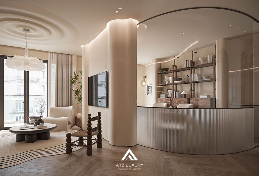 chung cư phong cách Wabi Sabi